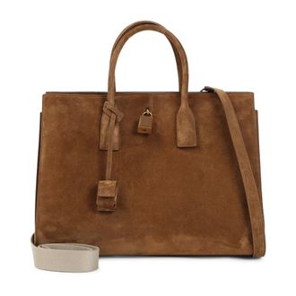 Saint Laurent Sac De Jour Handbag - female - Saint Laurent - Handbags - Brown - ONE SIZE - Bags