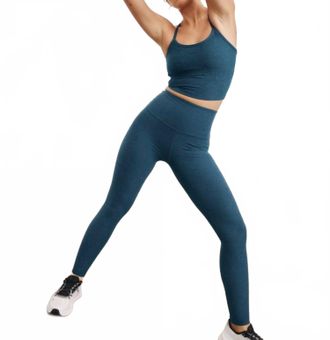 Beyond Yoga Spacedye Slim Racerback Tank In Blue Gem