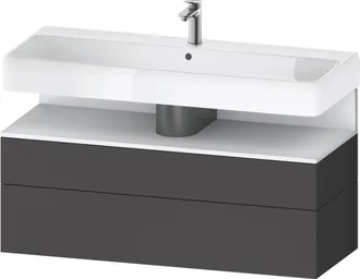 Duravit Qatego Meuble Sous-lavabo, 1 Tiroir Et 1 Tiroir, - Duravit