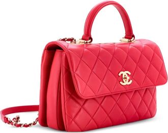 Chanel Borsa a tracolla Trendy CC media in pelle dagnello - Rosa