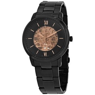 Fossil Neutra Automatic Black Skeleton Dial Mens Watch ME3183