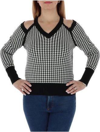 Pinko Pinko Dames Truien - Dames - V-hals truien - Zwart - S - Polyester - Truien & Vesten