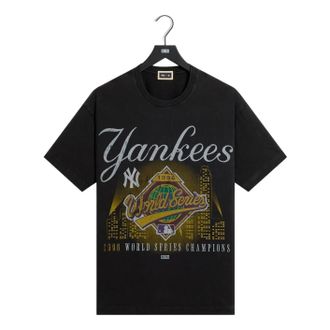 Kith For The New York Yankees World Series Vintage T-Shirt Black KHMG030091-001