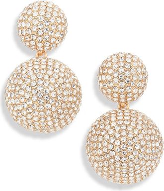 BaubleBar The Classic Statement Drop Earrings in Clear at Nordstrom Rack