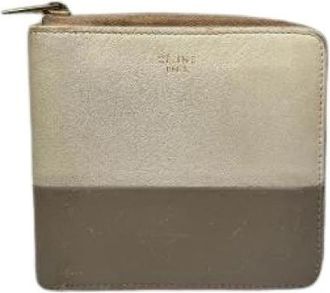 Celine Pre-owned Leather Wallet - Dames - Vintage Accessoires - Veelkleurig - ONE Size - Leer - Vintage
