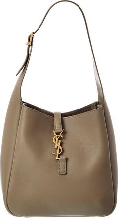 Saint Laurent Le 5 A 7 Small Leather Hobo Bag