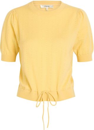 Frame Denim Pointelle Cashmere top - Yellow - S (UK8-10 / S)