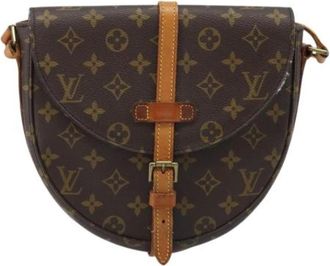 Louis Vuitton Pre-owned Vintage Cross Body Bag - Dames - Vintage Schoudertas - Bruin - ONE Size - Leer - Vintage