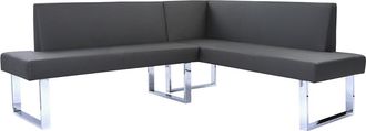 Armen Living Amanda Contemporary Nook Corner Dining Bench