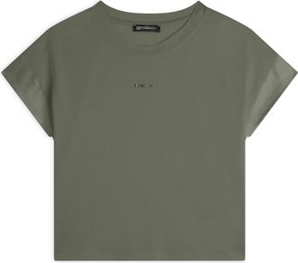 Freddy T-shirt corta in jersey con maniche effetto seta