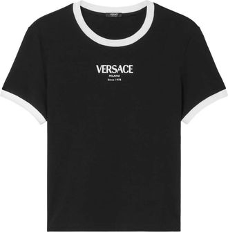 Versace Donna, Top, Nero, M, new