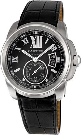 Cartier Pre-owned Cartier Calibre de Cartier Steel Automatic Mens Watch W7100041