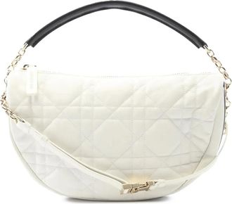 Dior Borsa a tracolla Dior Vibe media con motivo Cannage 2000-2025 - Nero