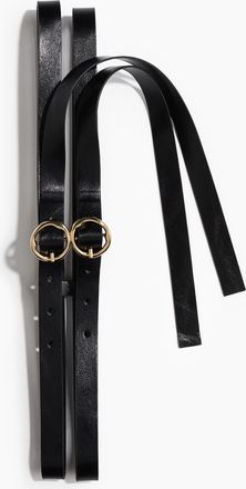 H&M Doppelg&uuml;rtel - Schwarz