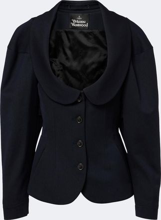 Vivienne Westwood Chaqueta Bergere de algod&oacute;n y lana