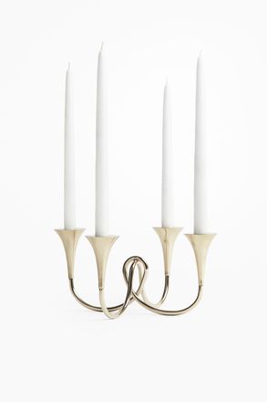 H&M Kandelaber aus Metall - Goldfarben
