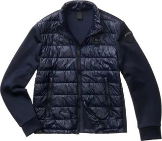 Blauer Hebron Scuba Sleeves Jacket - Heren - Winterjassen - Blauw - S - Polyester - Jassen