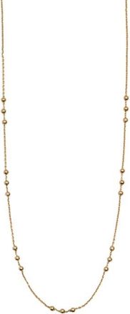 Argento Vivo Triple Ball Station Necklace in Gold at Nordstrom