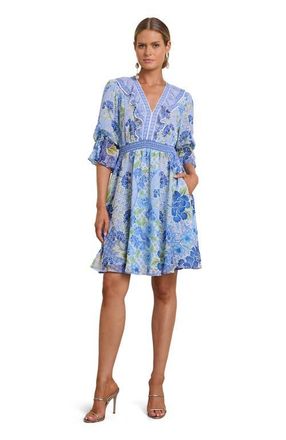 Hale Bob Tara Chiffon Dress in Blue at Nordstrom, Size X-Small