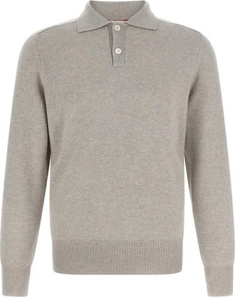 Brunello Cucinelli Heren, Truien, Beige, Maat: L Kasjmier