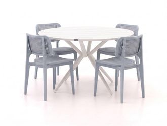 Forza Furniture Forza Xitta/Sora &oslash;127cm dining tuinset 5-delig