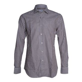 Xacus Casual Shirts, male, Brown, Size: M Bastoncino Largo 21231