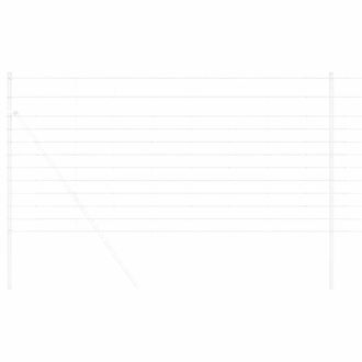 Berkfield Home Modern Field Fence 1.2x50 m Galvanised Steel in Silver