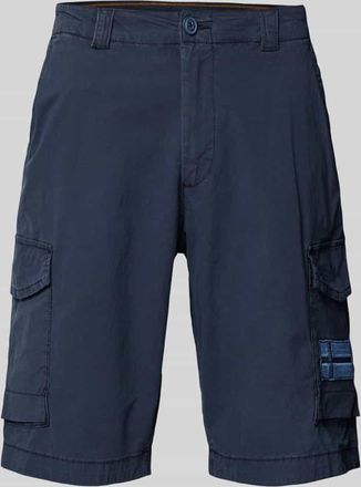 Napapijri Regular Fit Bermudas mit Cargotaschen Modell HORTON in Marine, Gr&ouml;&szlig;e 33