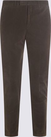 Pantaloni Torino Brown Cotton Pants