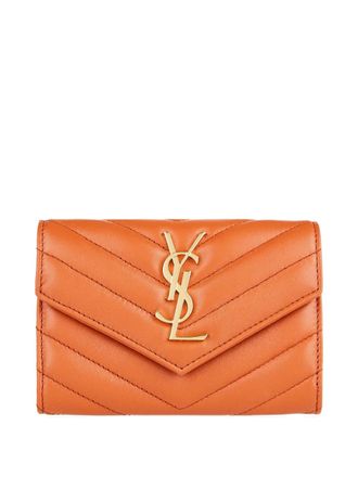 Saint Laurent Portafoglio con logo - Arancione