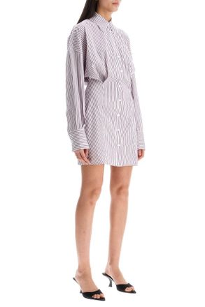 The Attico Womens Shirtdress - White Cotton - Size EU 40 (Womens)
