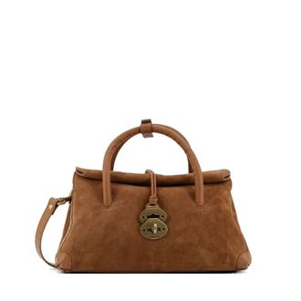 Zanellato Handbags, female, Brown, Size: ONE SIZE Dotta Small
