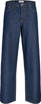 Jack & Jones Relax-fit-Jeans JACK & JONES JJIDAVE JJORIGINAL SQ 081 SN, Herren, Gr. 28, L&auml;nge 32, blau denim, Denim/Jeans, Obermaterial: 100% Baumwolle, Abriebeffe