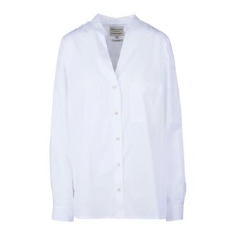 Alessia Santi Shirts, female, White, Size: XS Camicia coreana in cotone