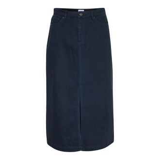 Saint Tropez IluSZ Denim Rok - Dames - Rokken - Blauw - Maat: S Denim