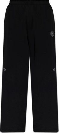 Balenciaga Wide Trousers, male, Black, Size: L Wide-leg Sweatpants