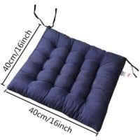 OEM Juego De 4 Cojines Cuadrados Para Silla, 40 X 40 Cm, Coj&iacute;n De Asiento, Decoraci&oacute;n Del Hogar, Coj&iacute;n Acolchado, C&oacute;modo Y Colorido - Ideal Para Uso Inter