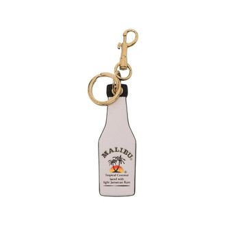 Anya Hindmarch Sleutelhanger - Dames - Sleutelhangers & Tashangers - Beige - ONE Size - Leer - Accessoires