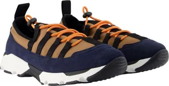 Marni Mens Nylon Color-Block Sneaker Navy