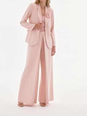 Joseph Ribkoff Womens Crepe Long Sleeve Blazer In Quartz