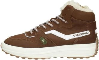 Vingino Schoenen, Dames, Bruin, 37 EU, Leer, Max Mid