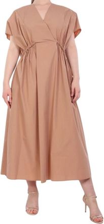 Max Mara Midi Kleedjes - Dames - Casual kleedjes - Bruin - XS - Kleedjes