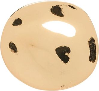 Plan C Gedekte Ronde Broche - Dames - Broches - Geel - ONE Size - Accessoires