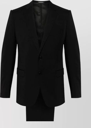 Emporio Armani virgin wool single-breasted suit