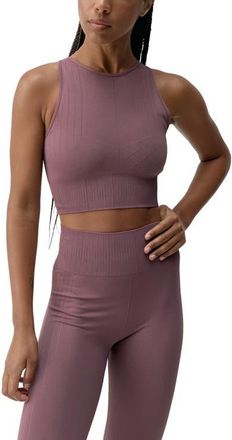 Born Living Yoga Nawal Medium Support Seamless Sport Top in Deep Rose at Nordstrom, Size Medium Eu