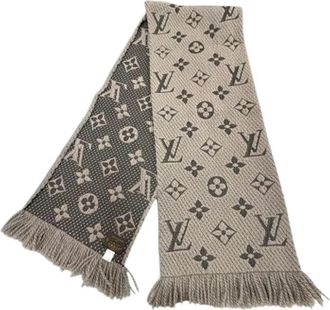 Louis Vuitton Pre-owned Silk Stole - unisex - Vintage Accessoires - Grijs - ONE Size - Wol - Vintage