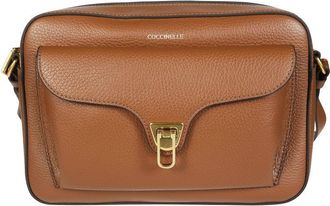 Coccinelle Textured Leather Crossbody Bag