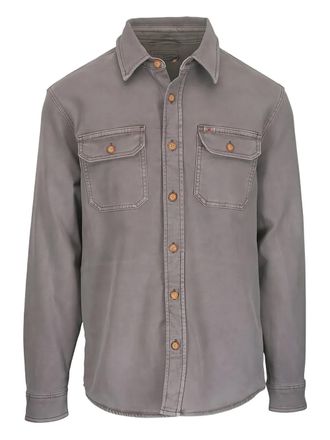 Faherty flap-pockets shirt jacket - Green