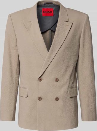 HUGO BOSS Slim Fit Anzugsakko aus Baumwoll-Mix Modell HENRY in Hellbraun, Gr&ouml;&szlig;e 102