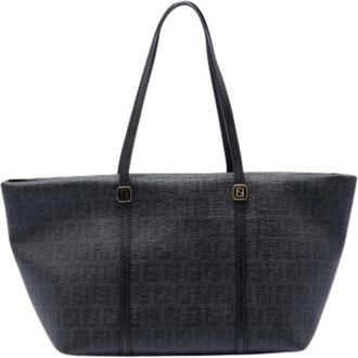 Fendi Pre-owned Tote Bags, female, Gray, Size: ONE SIZE Pre-owned Tote Bag